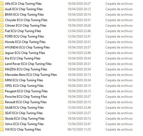 Map ecu tuning - tuning, files